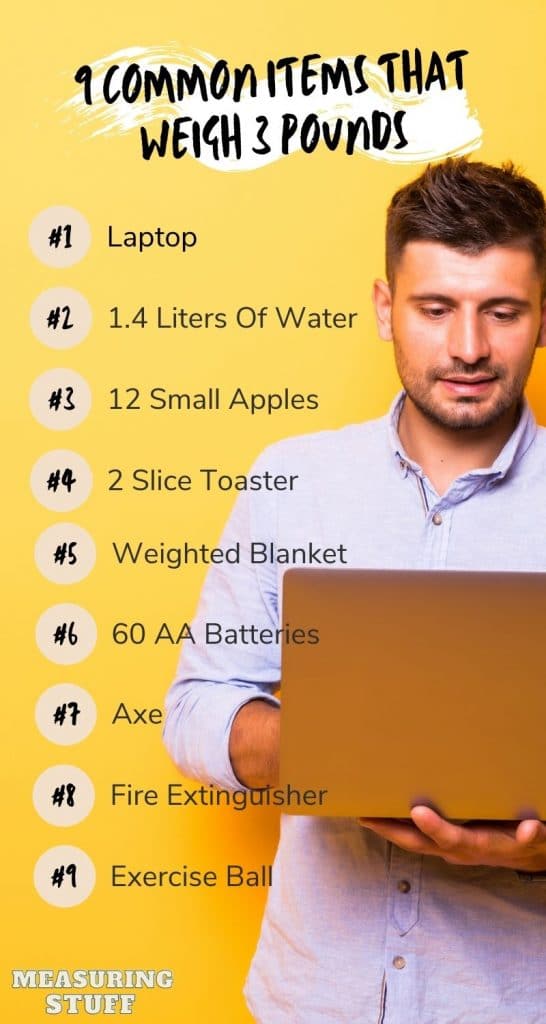 man on laptop with list of items