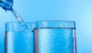 2 full glasses of water