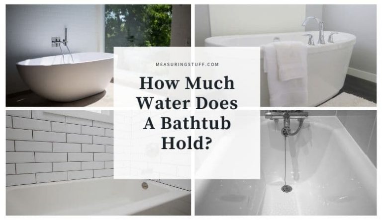 How Much Water Does A Bathtub Hold?