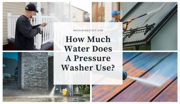 How Much Water Does A Pressure Washer Use?