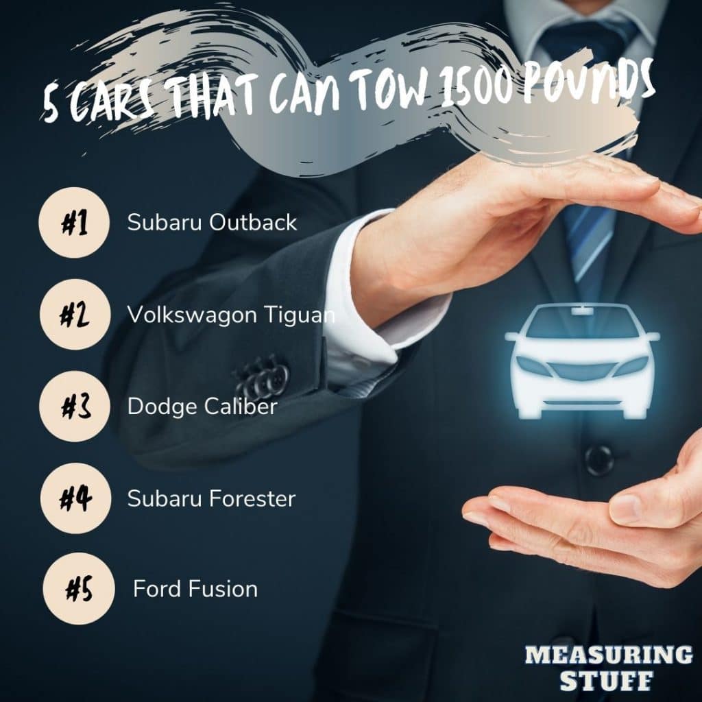 5 Cars that can tow 1500 pounds