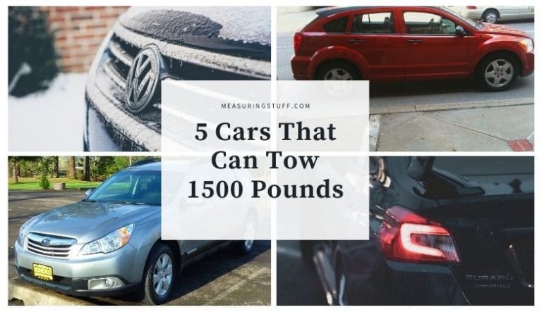 5 Cars That Can Tow 1500 Pounds