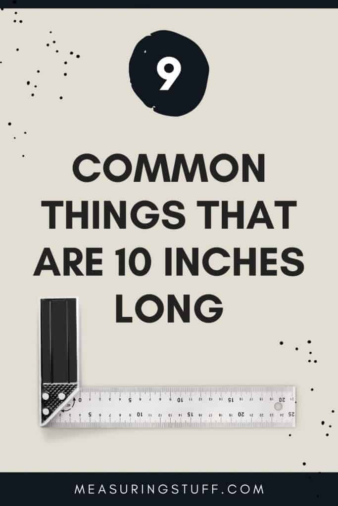 Common Things That Are 10 Inches Long