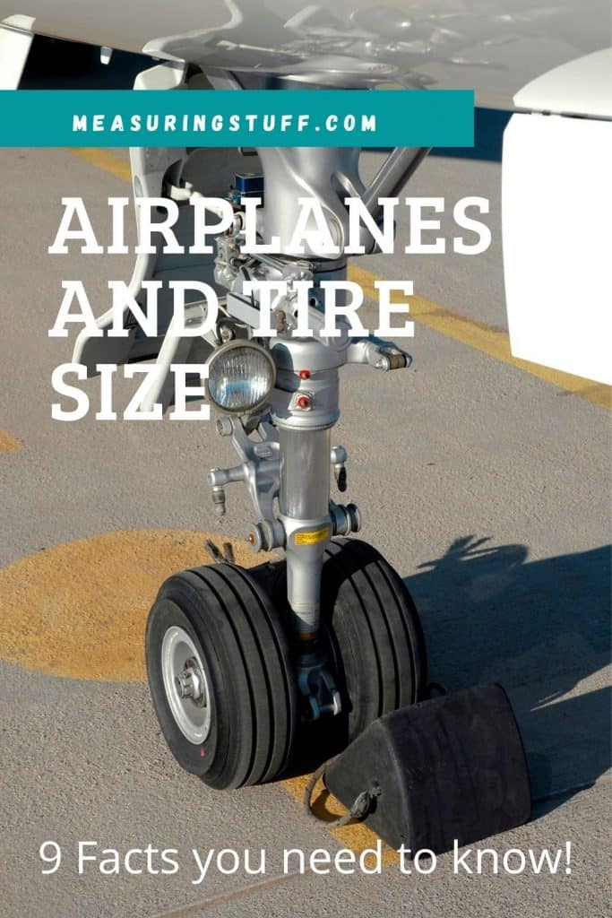 airplanes and tire size