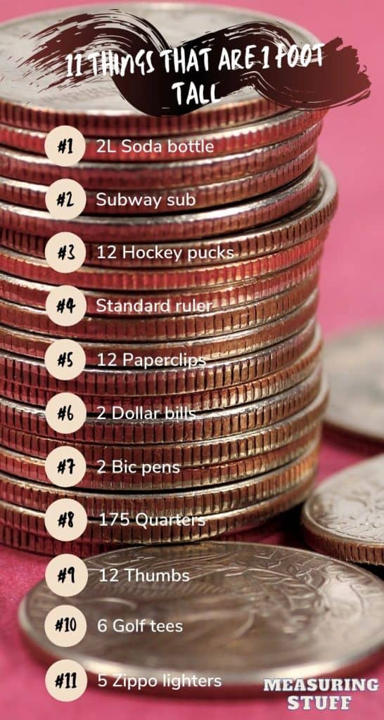 things that are 1 foot tall