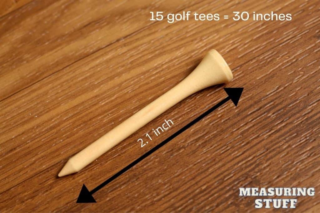 How Tall Is 30 Inches Compared To An Object?