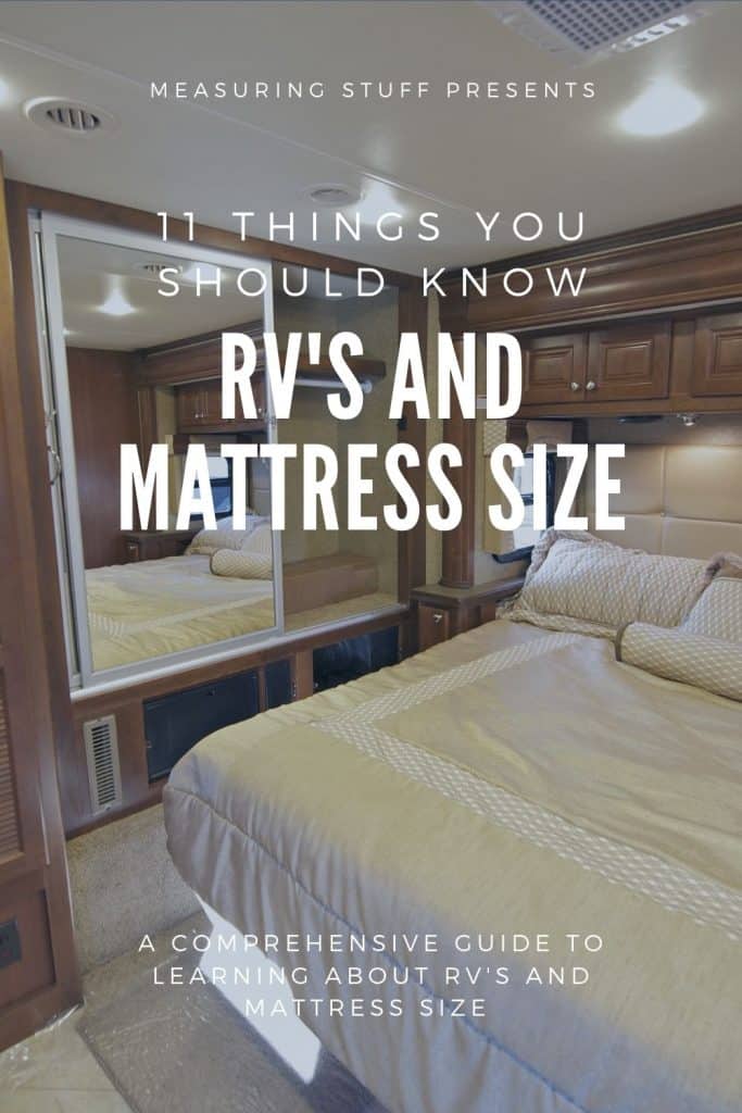 rv's and mattress size