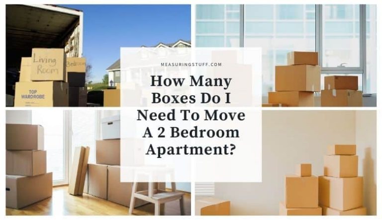 How Many Boxes Do I Need To Move A 2 Bedroom Apartment?