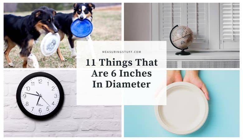 things that are 6 inches in diameter