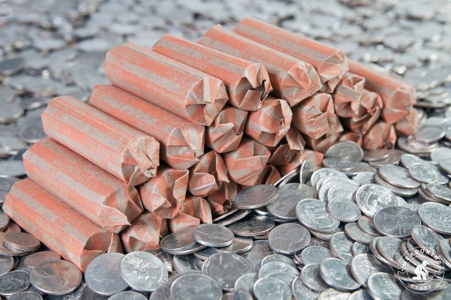 roll of quarters weight