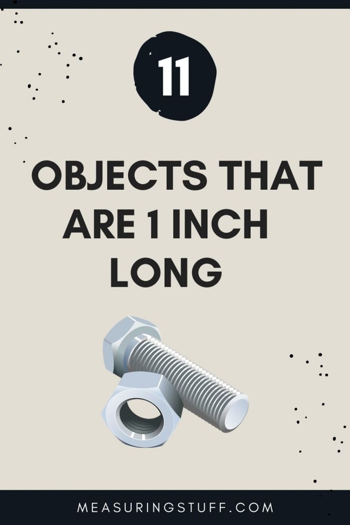 Objects That Are 1 Inch Long