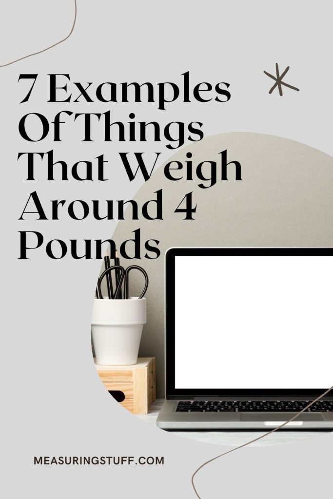 7 Examples Of Things That Weigh Around 4 Pounds
