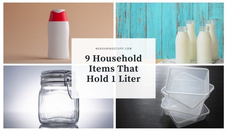 9 Household Items That Hold 1 Liter