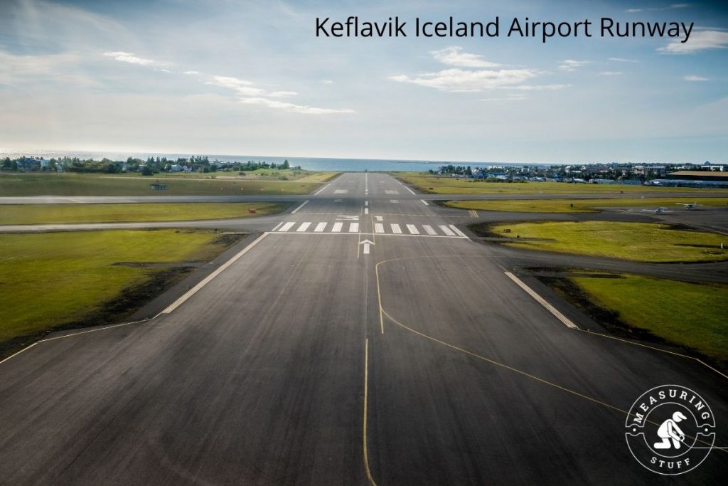 runway 29 at Keflavik Airport in Iceland.