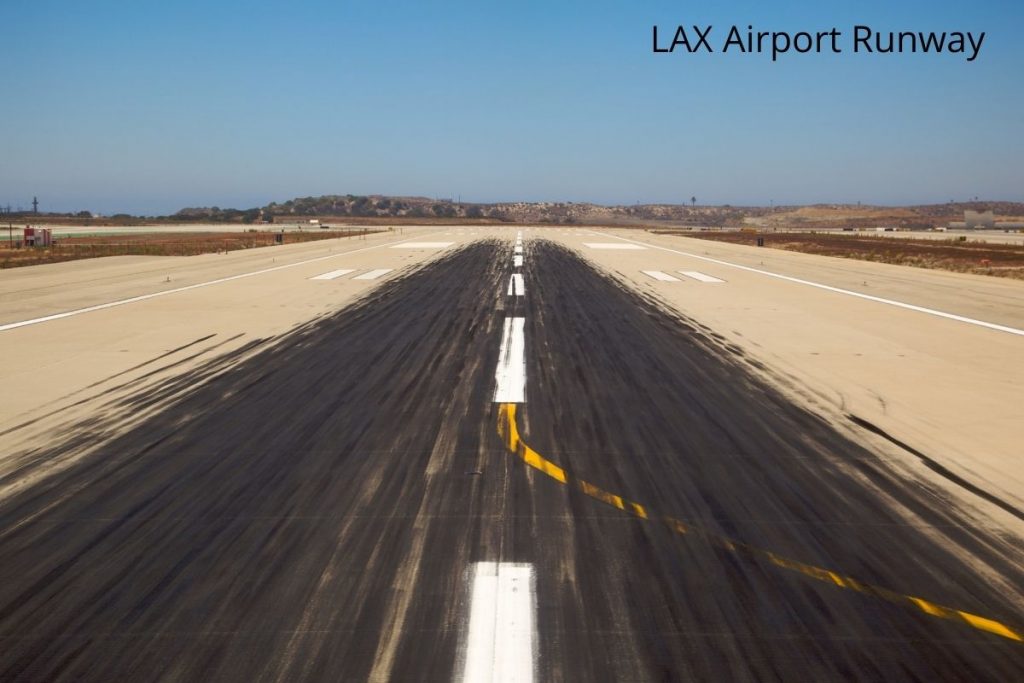 runway 25R at LAX airport.