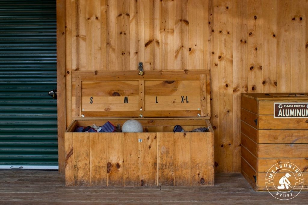 4 foot long storage box