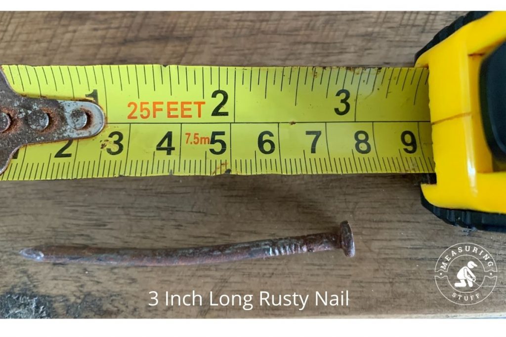 3 inch long aluminum nail