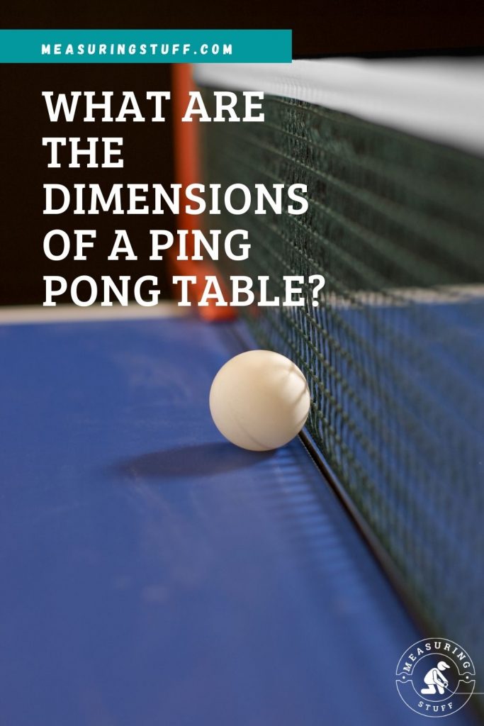 What Are The Dimensions Of A Ping Pong Table?