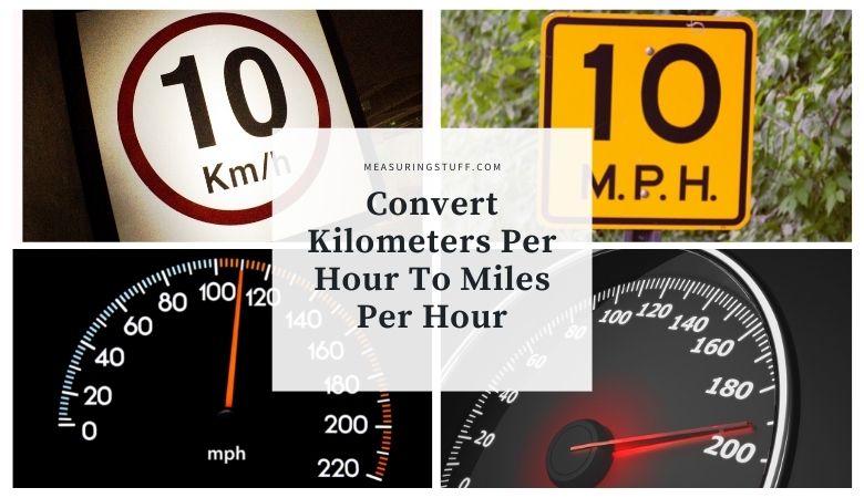 Convert Kilometers Per Hour To Miles Per Hour