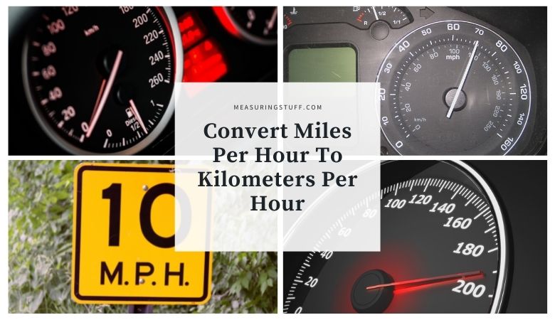 Convert Miles Per Hour To Kilometers Per Hour