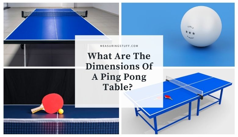 What Are The Dimensions Of A Ping Pong Table?