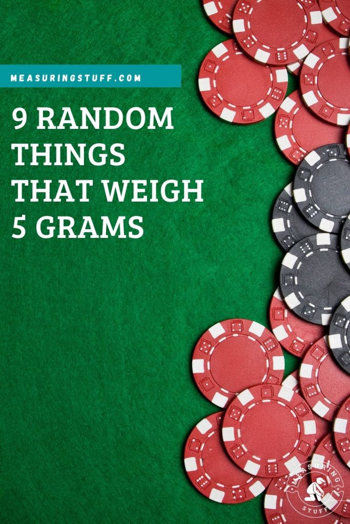 9 Random Things That Weigh 5 Grams