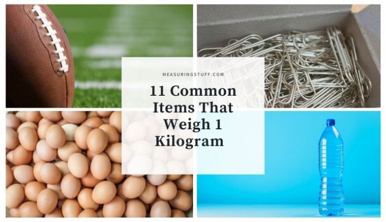 11 Common Items That Weigh 1 Kilogram