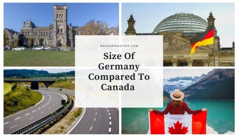 Size Of Germany Compared To Canada