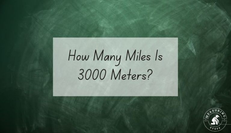 How Many Miles Is 3000 Meters?