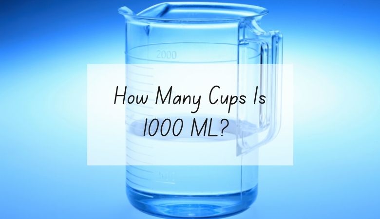 How Many Cups Is 1000 ML?
