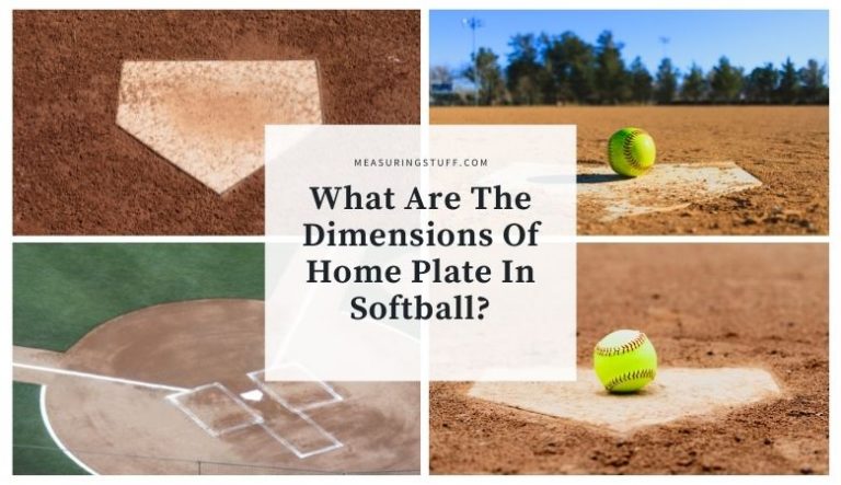 What Are The Dimensions Of Home Plate In Softball?