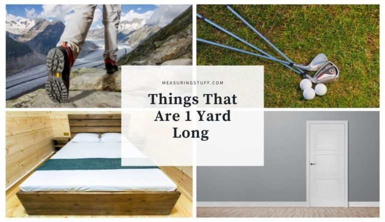 Things That Are 1 Yard Long (9 Examples)