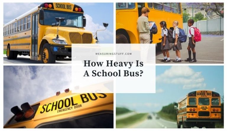 How Heavy Is A School Bus? (Empty And Full)
