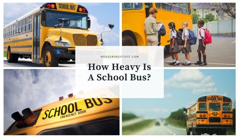 how heavy is a school bus?