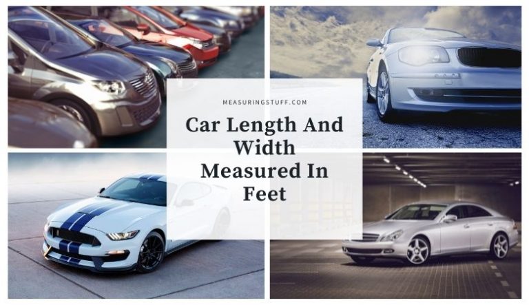 Car Length And Width Measured In Feet (11 Examples)