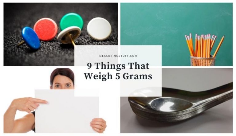 9 Things That Weigh 5 Grams (Check Out #5)