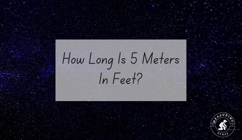 How Long Is 5 Meters In Feet?
