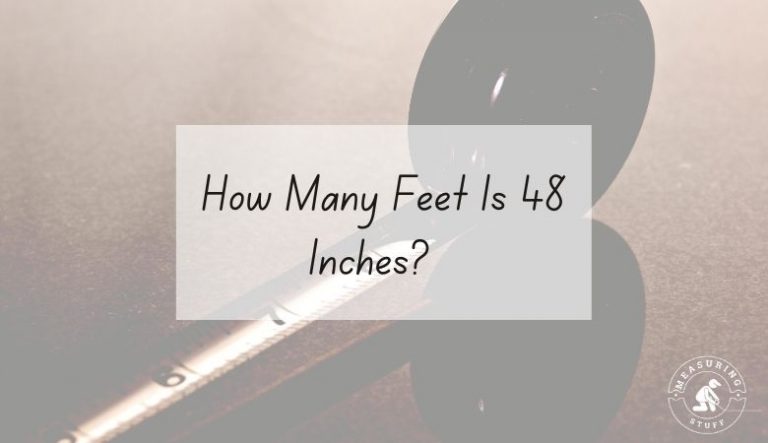 How Many Feet Is 48 Inches?