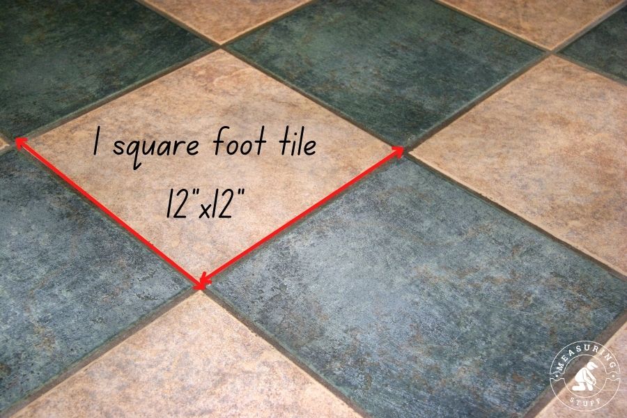 1 square foot tile