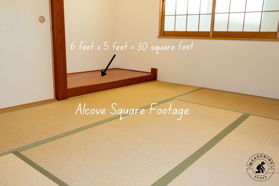 Alcove square footage