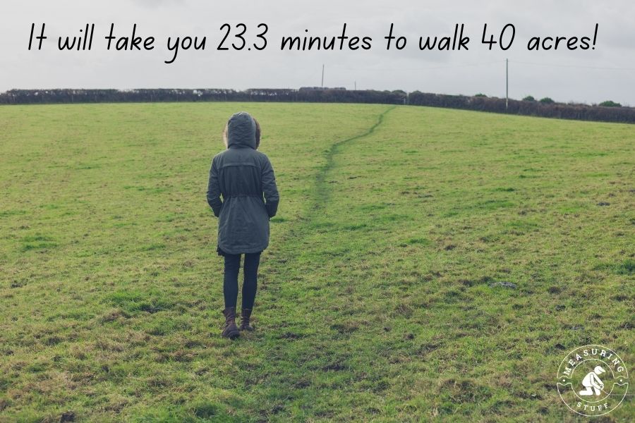 Examples Of How Big 40 Acres Is