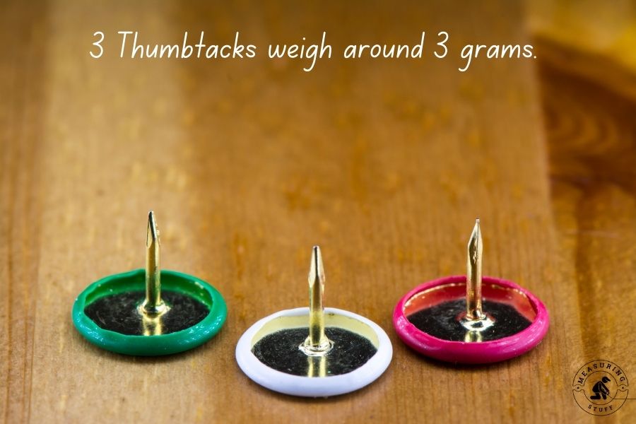 List Of Items That Weigh 3 Grams