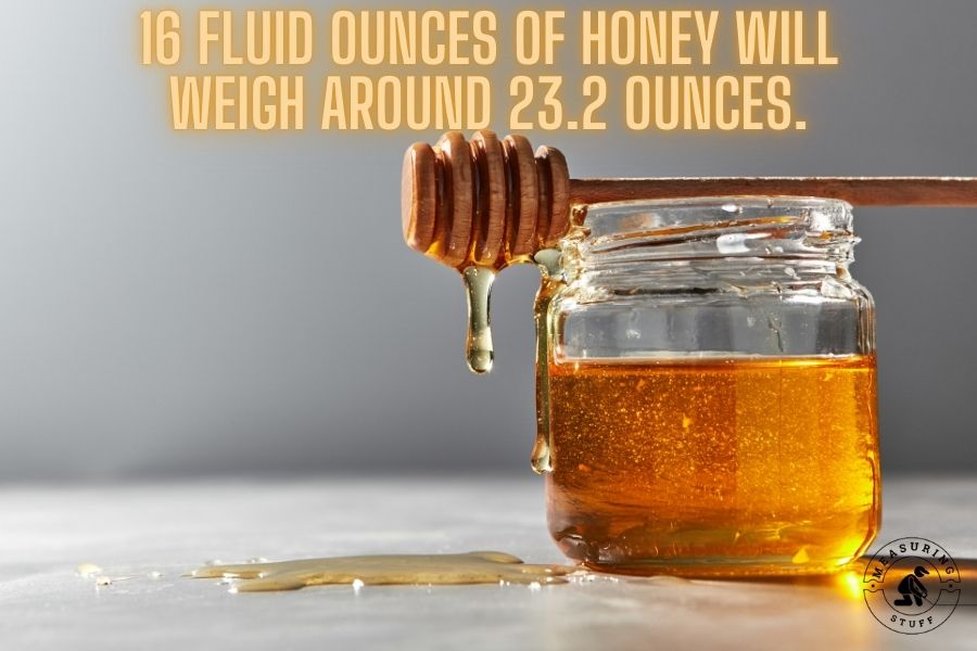 weight of honey image 16 fluid ounces weigh 23.2 ounces