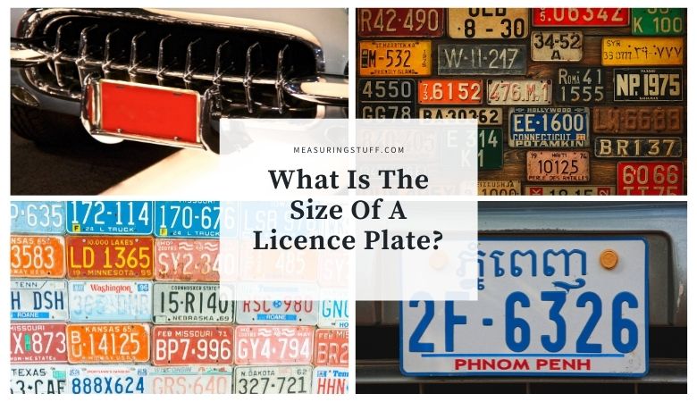What Is The Size Of A Licence Plate?
