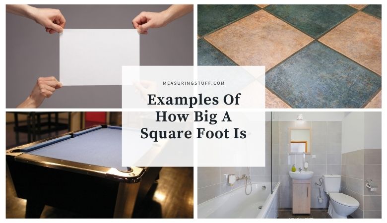 Examples Of How Big A Square Foot Is