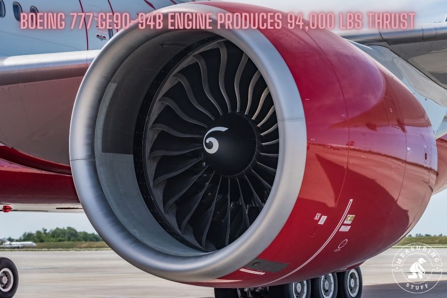 Boeing 777 GE90-94B engine