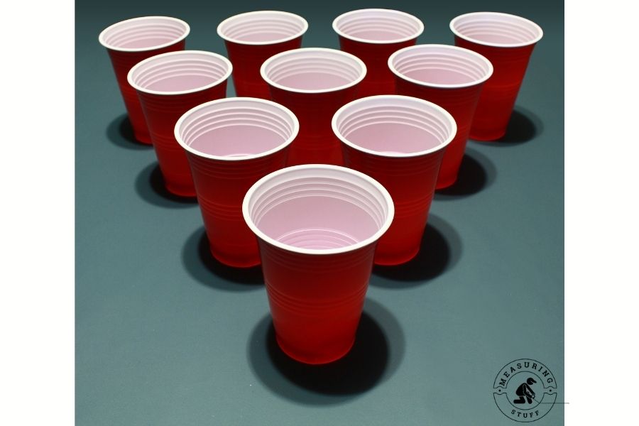 red beer pong cups