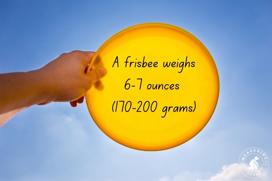 Person holding a yellow frisbee