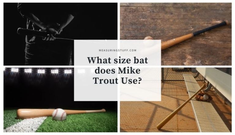 What size bat does Mike Trout Use?