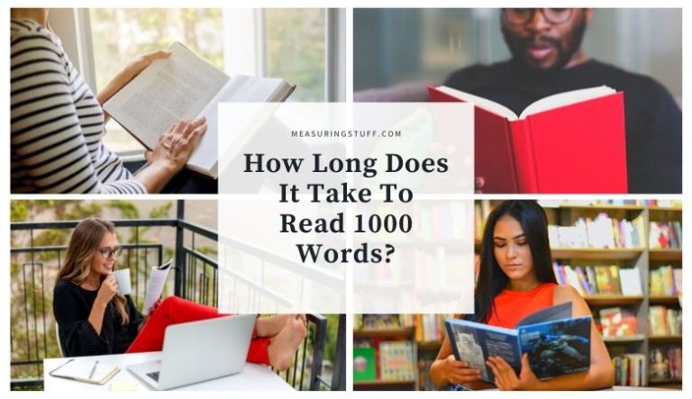 How Long Does It Take To Read 1000 Words?